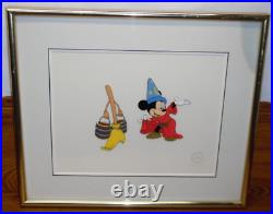 Framed Limited Edition 1990 Walt Disney Serigraph Cel Fantasia As Seen