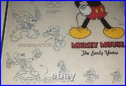 Framed Mickey Mouse Lumicel Walt Disney The Early Years Sound & Light Motion