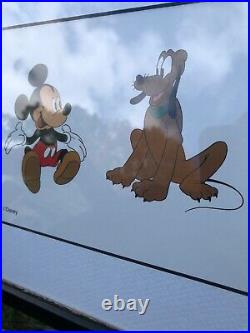 Framed Mickey Mouse & Pluto Vintage Art Print The Walt Disney Company Friends