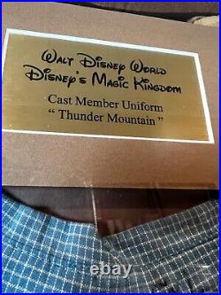 Framed Original Walt Disney World Big Thunder Mountain Cast Member Uniform