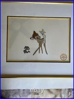 Framed The Walt Disney Company Limited Edition Bambi Serigraph