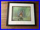 Framed Wall Art, Goofy Fishing Walt Disney Limited Edition Serigraph Cel