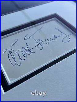 Framed Walt Disney Autograph On Cut Card with PSA DNA/Phil Sears COA