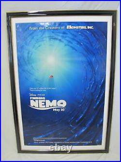 Framed Walt Disney FINDING NEMO Original Cartoon One Sheet 2003 Movie Poster