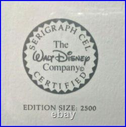 Framed Walt Disney Serigraph Cel Mickey's Polo Team