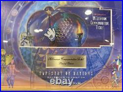 Framed Walt Disney World 2000 Millennium Celebration Ticket Limited Edition