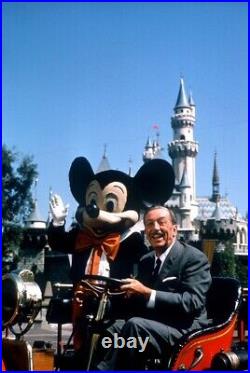 Framed Walter E Disney Signed Autograph Index Card Walt Mickey Beckett COA LOA