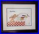 Garfield Lithograph Signed By Jim Dav Playful 1993 Garfield And Odie Framed