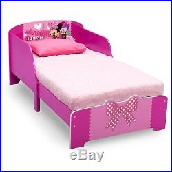 Girls Toddler Bed Frame Wood Disney Modern Kids Teens Bedroom Furniture New