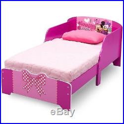 Girls Toddler Bed Frame Wood Disney Modern Kids Teens Bedroom Furniture New