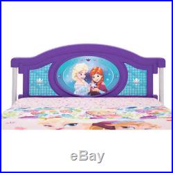 Girls Toddler Bed Frame plastic Twin Size Disney Modern Kids Bedroom Furniture
