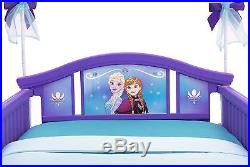 Girls Toddler Canopy Bed Frame Disney Frozen Modern Kids Bedroom Furniture