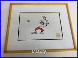 Goofy Tennis Racquet Ltd Edition Serigraph Cel Framed
