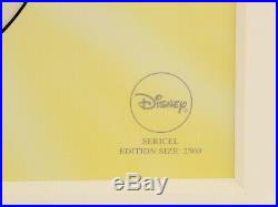 Here's Mickey Mouse Sericel Framed Walt Disney Limited Edition 2500 COA Art EUC