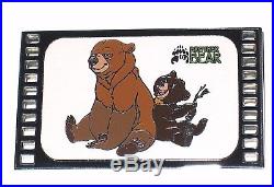 LE 100 SILVER Disney Auction PinBrother Bear Kenai Koda Piece Movie Film Frame