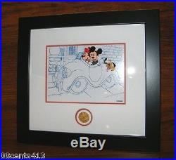 LE 50 Disney Artist WDW Resort Michelle Morrow Going For a Drive Pin & Frame