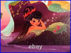 Liana Hee Mermaid Lagoon Framed Canvas Giclee Disney Parks