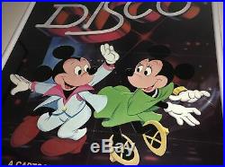Lillian Disney 1979 Mickey Mouse Disco Framed Poster Historic Walt Disney Prod