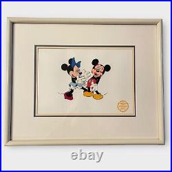 Limited Edition Minnie Loves Mickey Framed Serigraph The Walt Disney 21x17