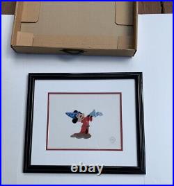 Limited Edition Original Mickey Mouse Fantasia Walt Disney Sericel Framed 1/5000