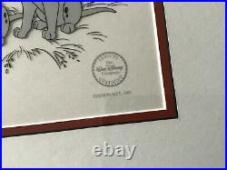 Ltd Edition Framed Walt Disney Sericel 101 Dalmatians Hopeful Pups (1996)