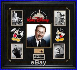 LuxeWest Autographed Collage'Walt Disney' Framed Memorabilia