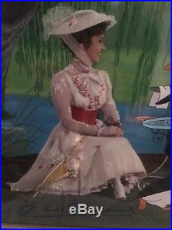 MARY POPPINS 1998 SIGNED # 43/500 HAND-PAINTED ANIMATION CEL FRAMED WithDISNEY COA