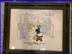 MGM Walt Disney Studios Animation Art Donald Duck (framed)