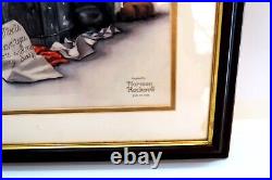 MICKEY MOUSE The Saturday Evening Post Norman Rockwell print Framed & Matted