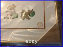 MR. MOUSE TAKES A TRIP Walt Disney Serigraph Cel Framed Limited Edition 9500