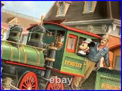 Maggie Parr Welcome Aboard Framed Canvas Giclee Disneyland Train Walt