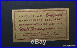 Maleficent's Goons Vintage Original Production Cell Walt Disney. Matted & Framed