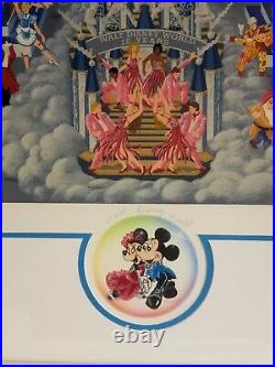 Melanie Taylor Kent Signed Serigraph Walt Disney World 8/500 Framed Disneyland