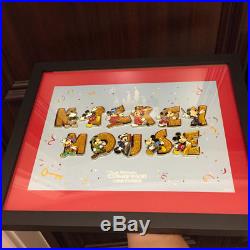 Mickey Mouse 90th birthday 11pins Pin frame withcoa Shanghai Disney Limited Le200