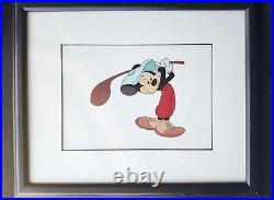 Mickey Mouse Canine Caddy Framed Art Print. 5 X 7 Animation Art