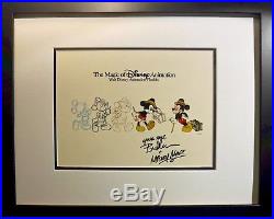 Mickey Mouse Disney MGM Studio hand Painted Cel NEW Frame Mickey's Progression