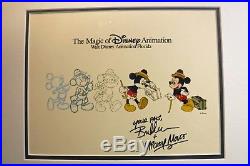 Mickey Mouse Disney MGM Studio hand Painted Cel NEW Frame Mickey's Progression