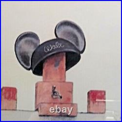 Mickey Mouse Drawing Walt! DISNEYANA Walt Disney Framed Complete with Seal