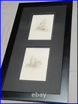 Mickey Mouse Fantasia Walt Disney Animation Character Model Sheets Framed