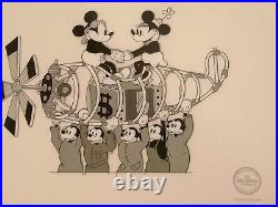 Mickey Mouse Minnie Mouse Serigraph The Mail Pilot Cel Limited Edition Disney