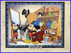 Mickey Mouse Walt Disney L/ED Animation Sericel Changing of The Garb FRAMED