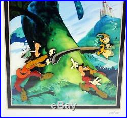 Mickey Mouse and Beanstalk Framed Pin Set Walt Disney Limited Edition 5000 COA