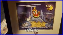 Mickey's Parti Gras, Lambert The Sheepish Lion, Framed Disney Pin Set