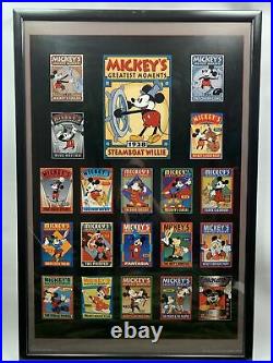 Mickeys Greatest Moments Framed Print Walt Disney Art Classics Rare
