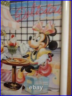 Minnie And Daisy 1986 Walt Disney Co. Poster WD-15 Framed