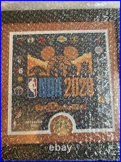 NBA Disney World''Make History'' Framed Lithograph with Coin Limited /2020