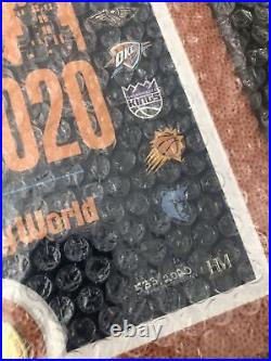 NBA Disney World''Make History'' Framed Lithograph with Coin Limited 2020 ESPN