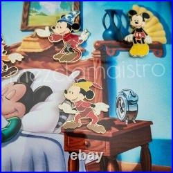 NEW Disney WDW It All Started with Walt Mickey's Dreams LE 100 9 Pin Frame Set