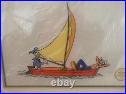 NEW! NO SAIL Walt Disney Serigraph Cel Framed Limited Edition