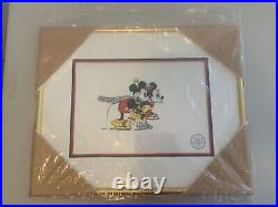 NEW! THE SKATING LESSON Walt Disney Serigraph Cel Framed Limited Edition